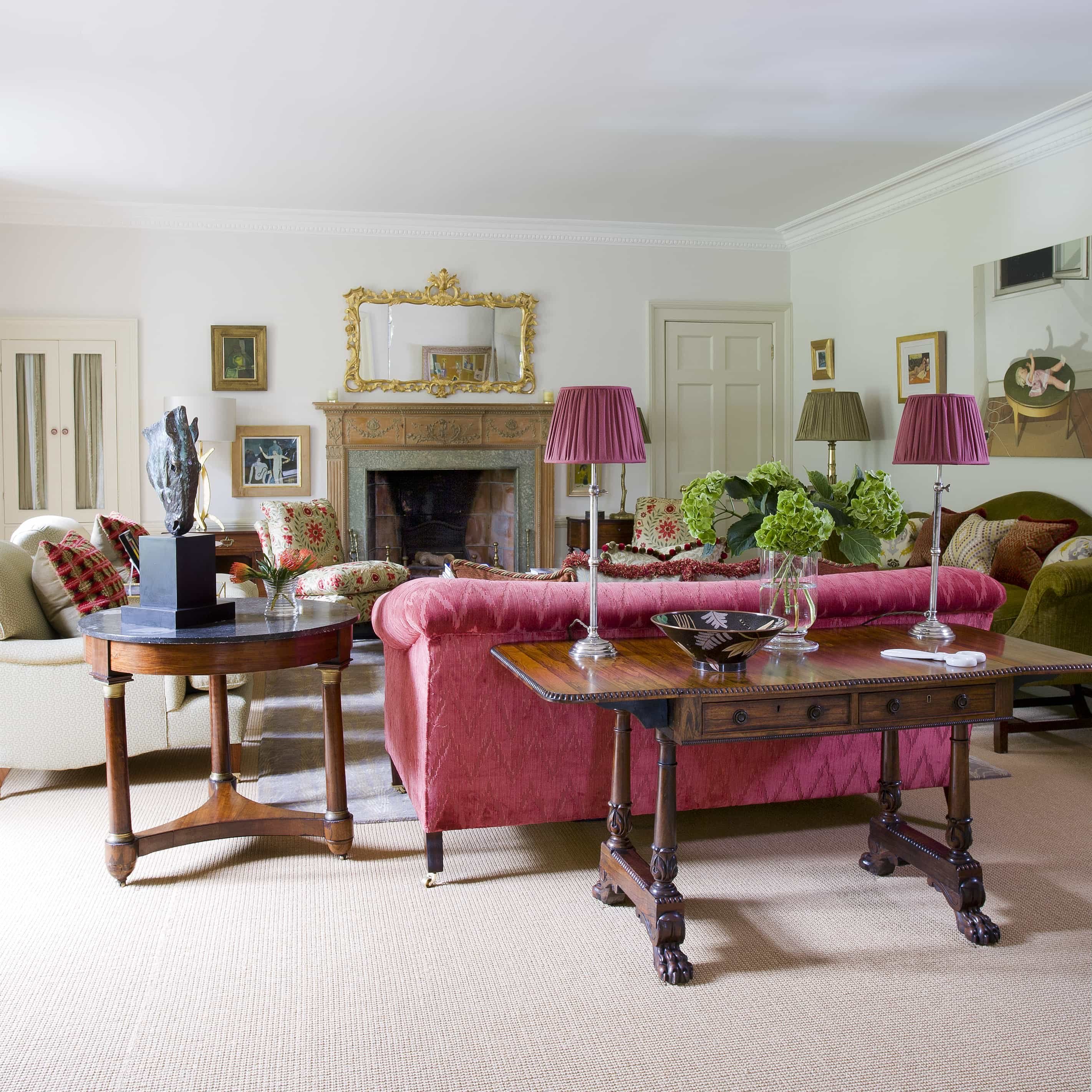 Drawing room fireplace