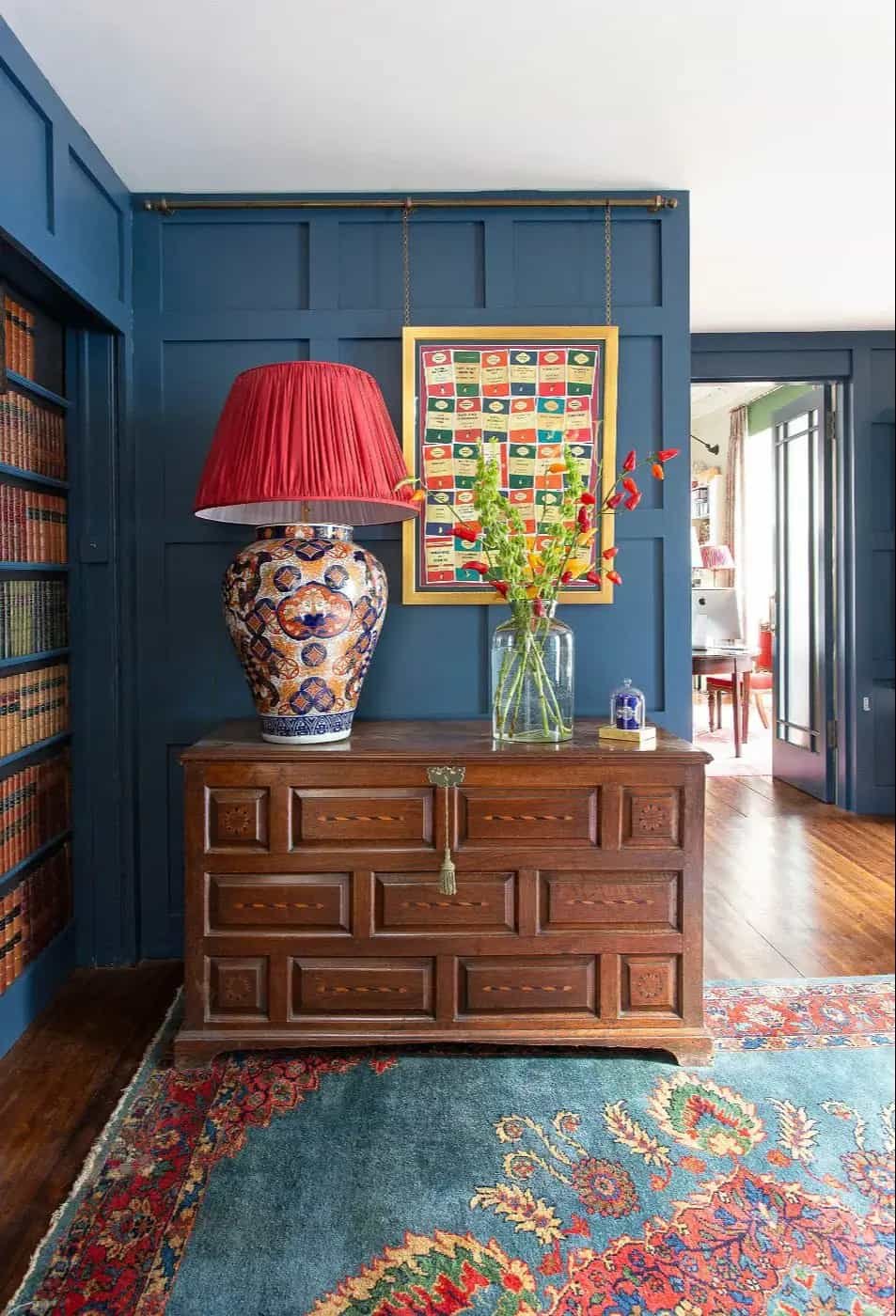 Drawing room commode wall 1