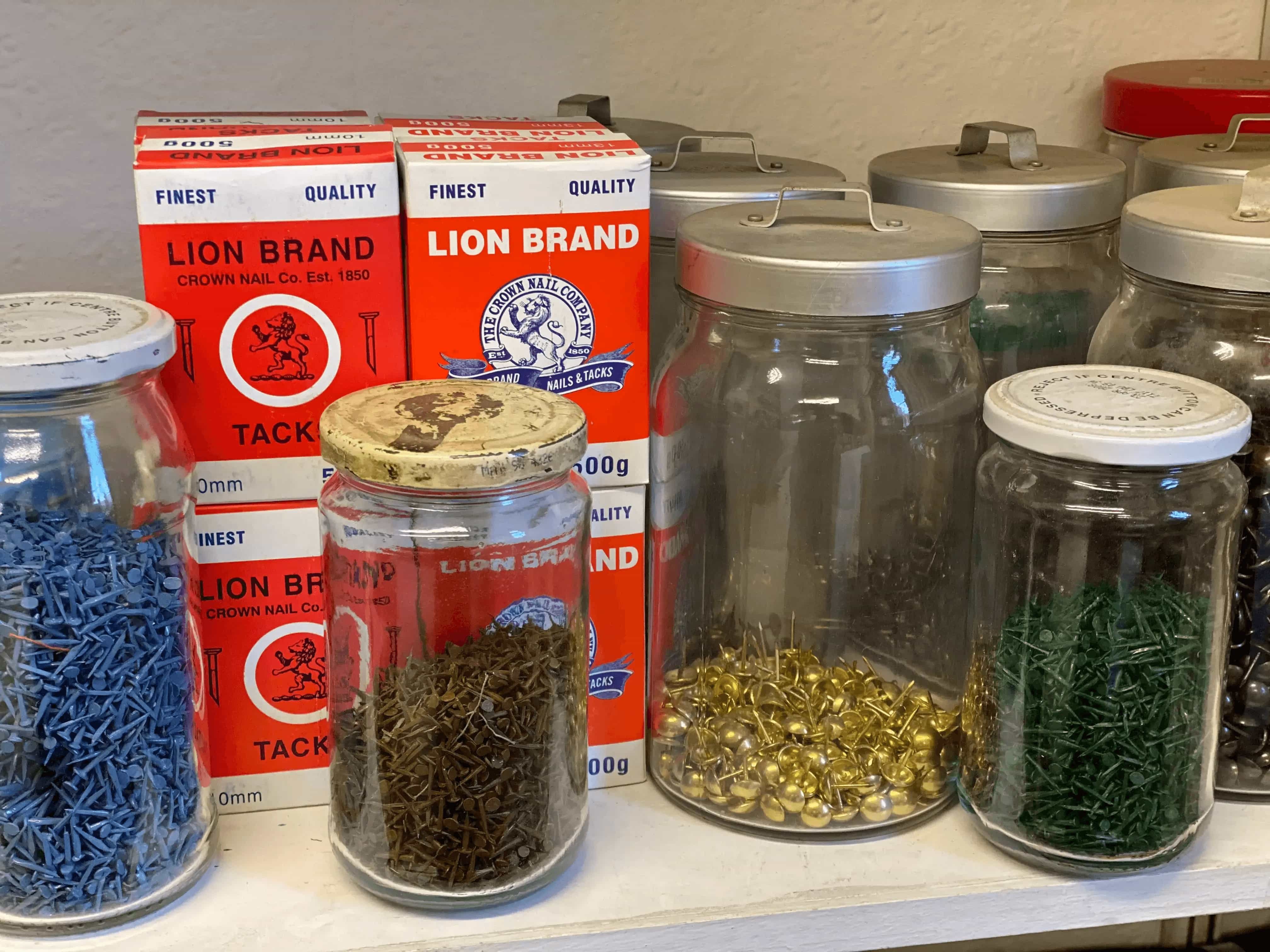 Jar of nails
